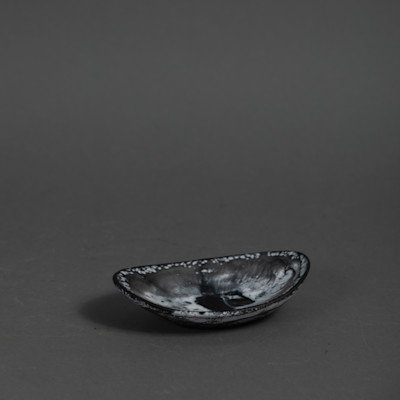 SEED DISH - BLACK MARBLE