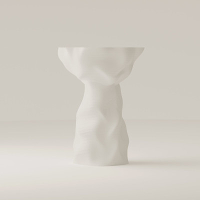 Noise Side Table - White 