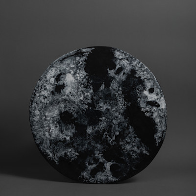 MOON CHEESE PLATTER - BLACK MARBLE