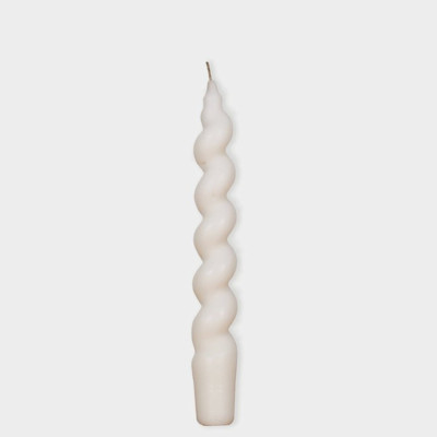 Chunky Spiral Taper Candle