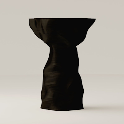 Noise Side Table - Matte Black