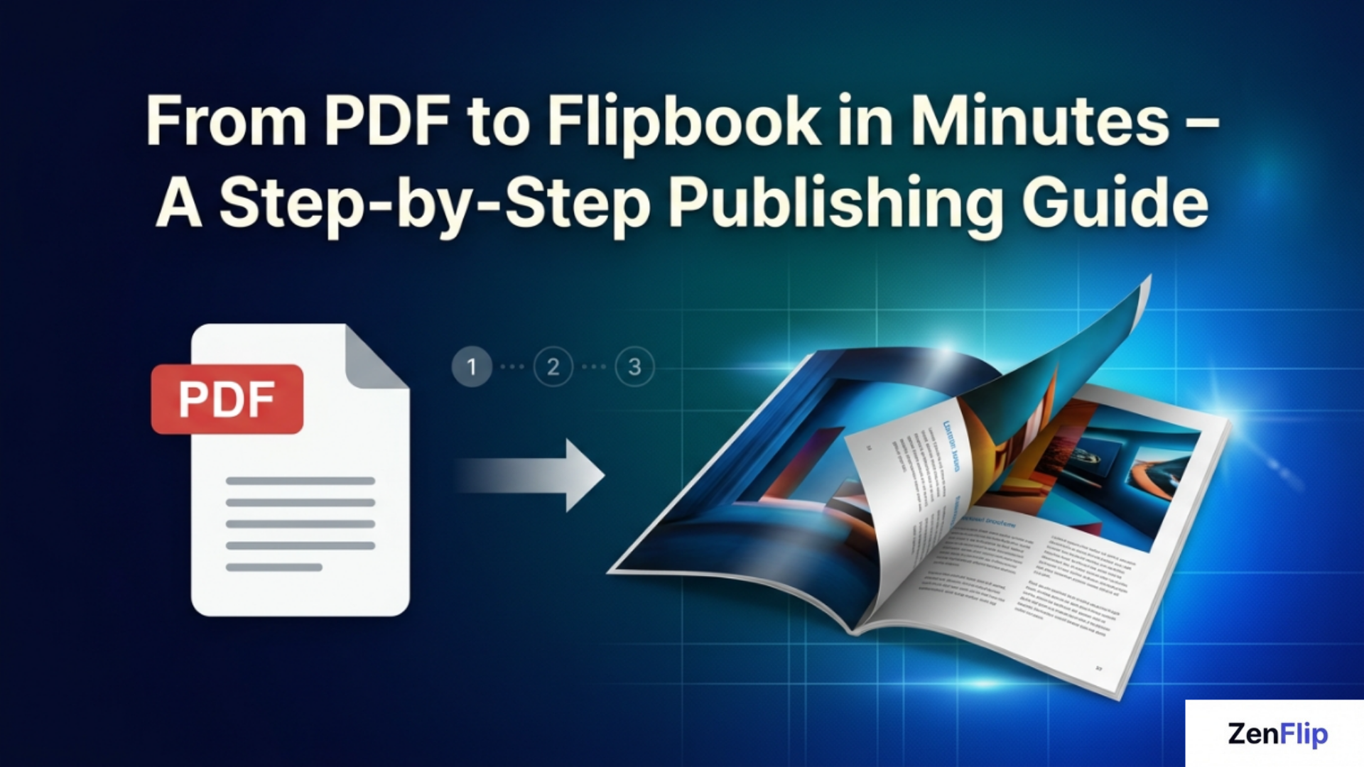 PDF to Flipbook in Minutes - A Step-by-Step Publishing Guide | ZenFlip