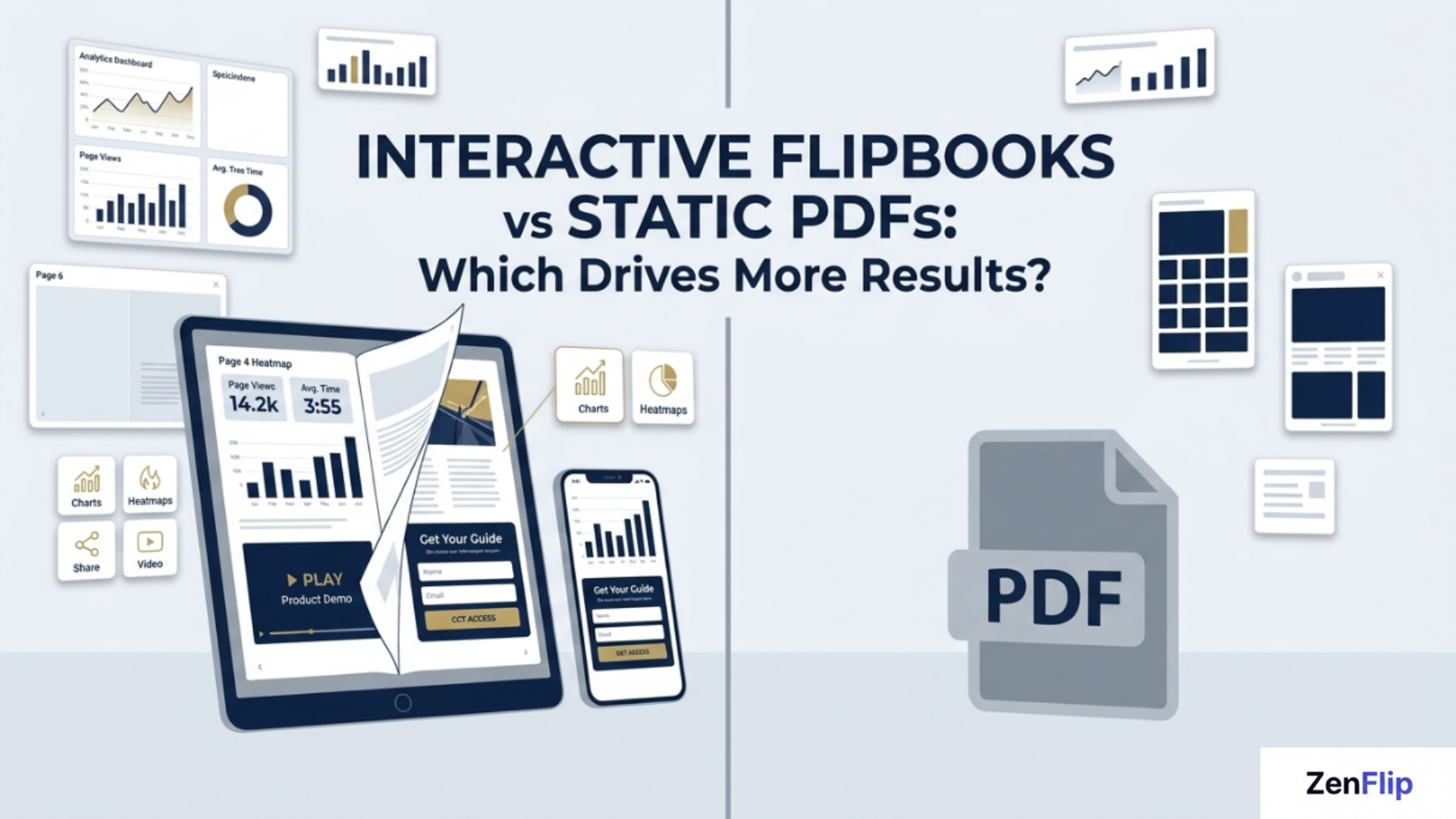 Interactive Flipbooks vs Static PDFs: Which Drives More Results? | ZenFlip