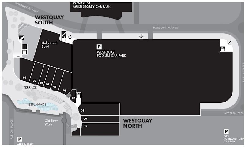 Centre Map - Westquay