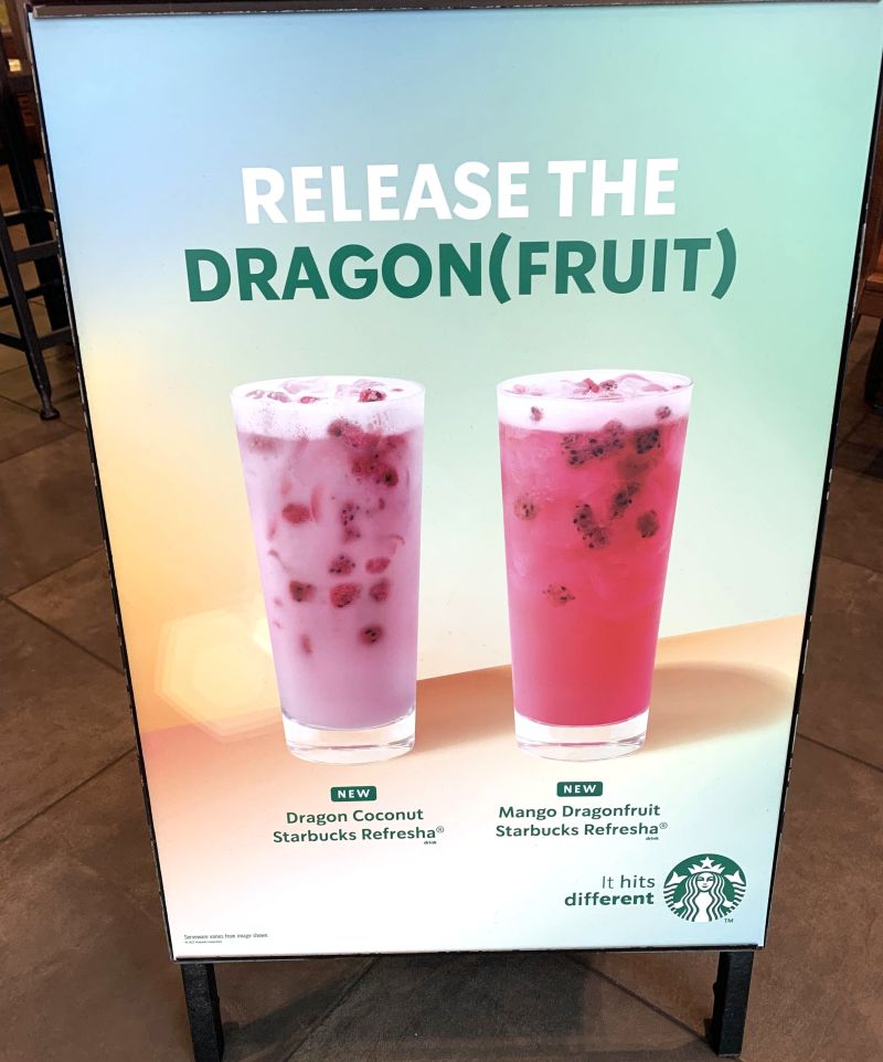 Starbucks Dragon Fruit Drinks