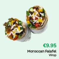 Moroccan Falafel Wrap