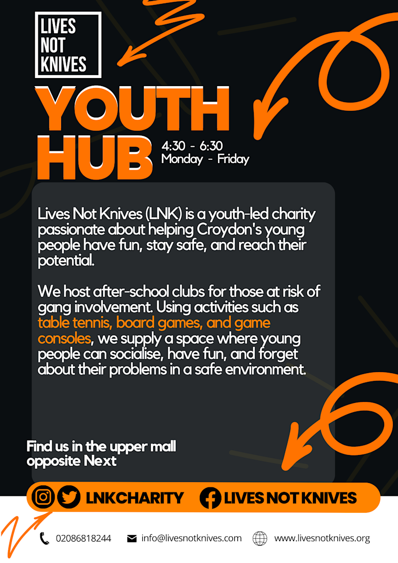 Lives Not Knives - Youth Hub