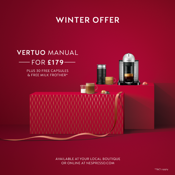 Nespresso New Vertuo Winter Offer The Oracle