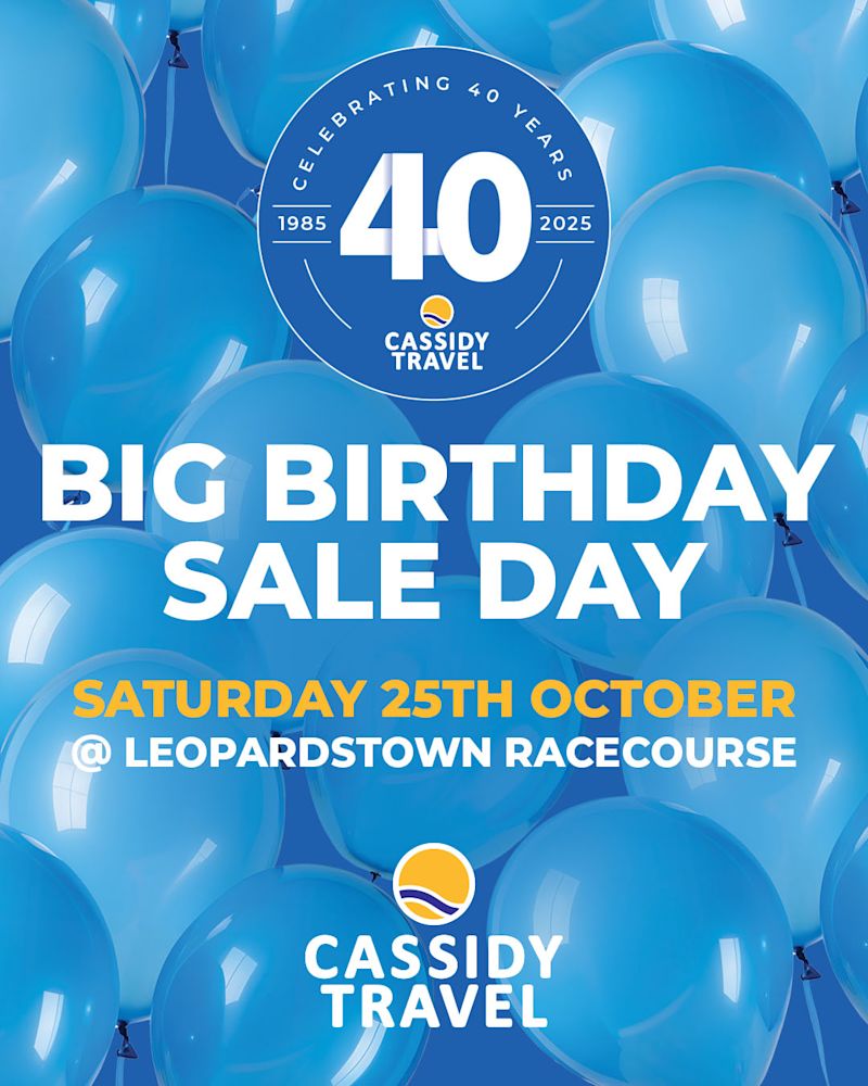 Cassidy Travel – 40th Birthday Bash – August 2025 – On-Page Image 1