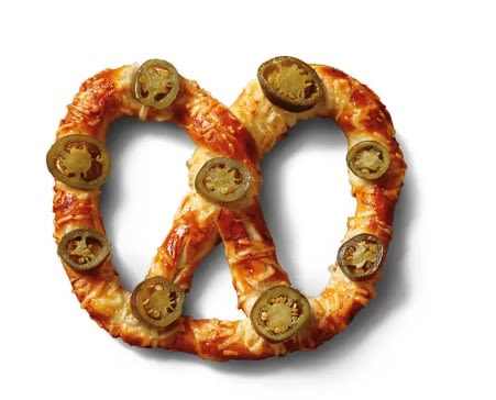 Auntie Annes Cheese and Jalapeno Pretzel
