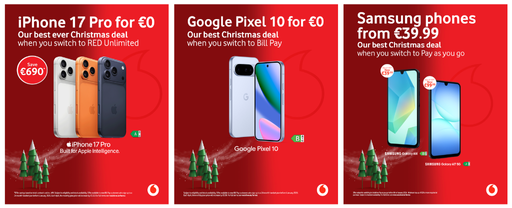 Vodafone - Christmas Deals - Dec 2025 - On-Page Image