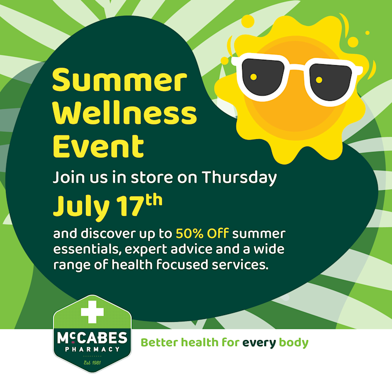 McCabes Pharmacy - Summer Sale Event - July 2025 - On-Page Image 1