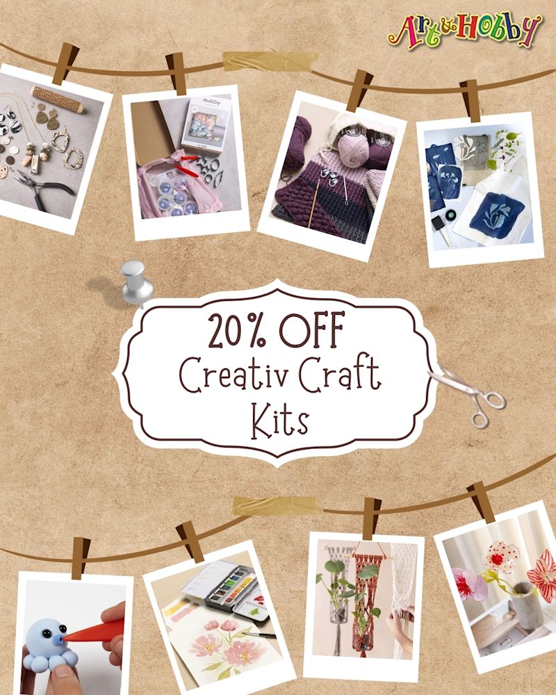 20- OFF Craft Kits (Instagram)