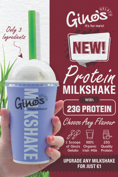 Gino's - Protein Milkshake - Feb 2025 - Info