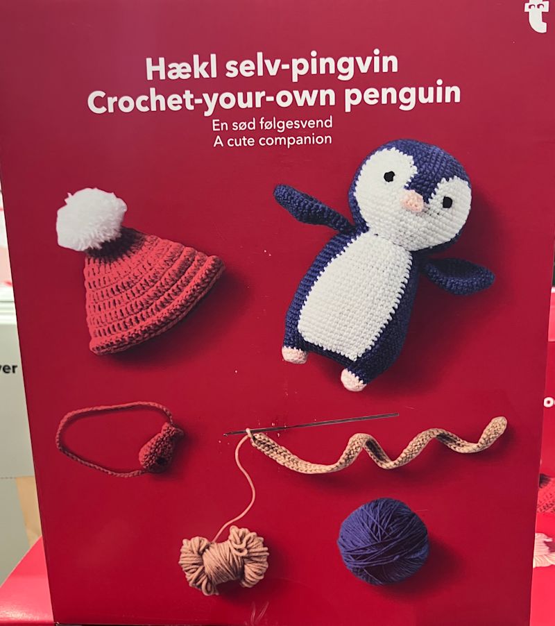 Flying Tiger Crochet Penguin €10