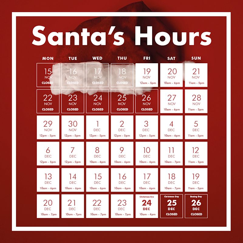 Santa's hours