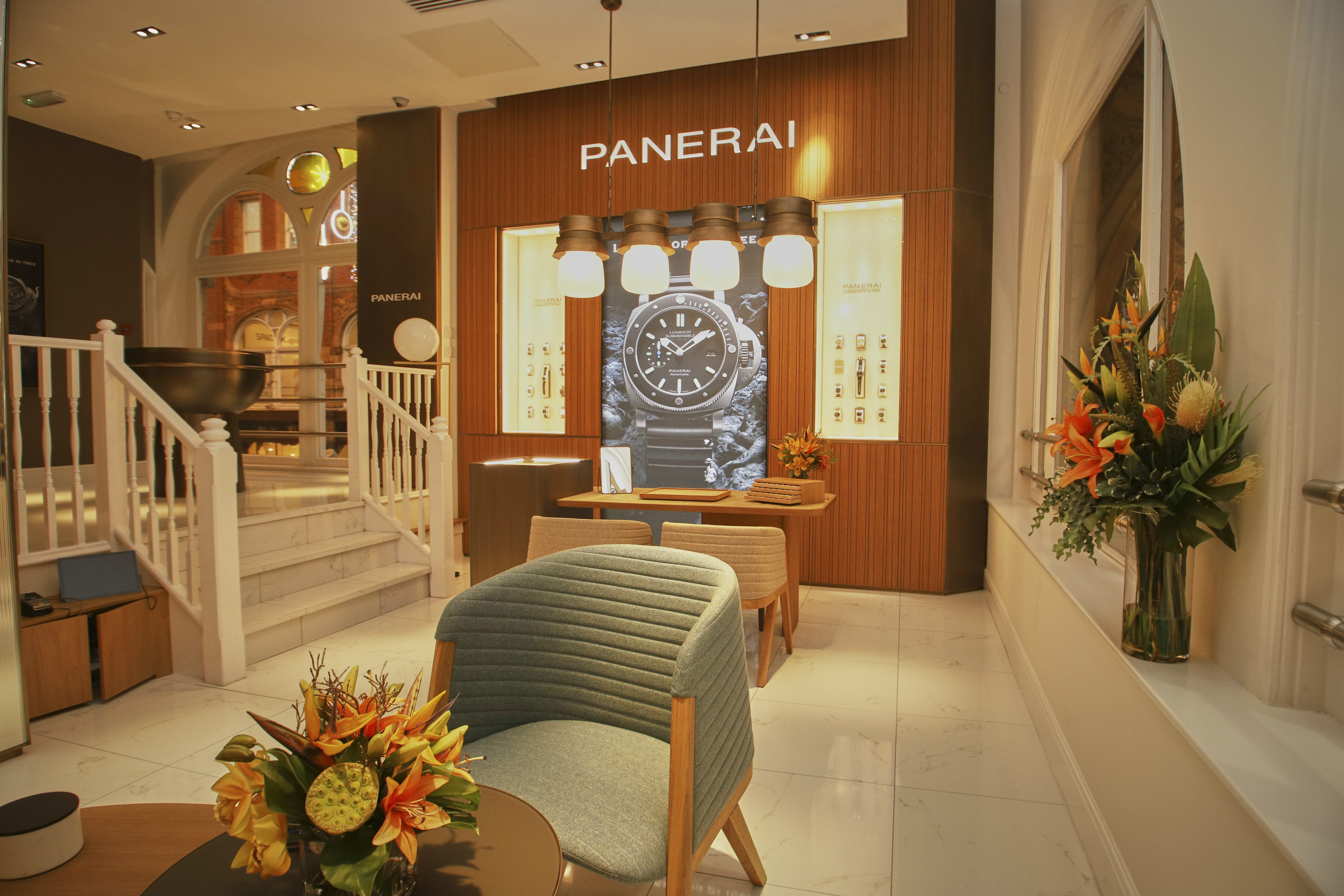 Berry’s jewellers new panerai lounge Victoria Leeds