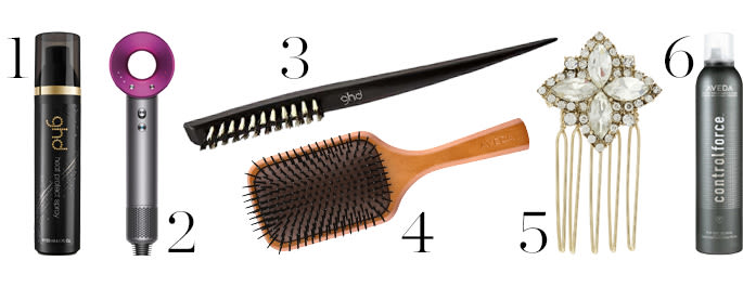 bridal hair web numbered product image