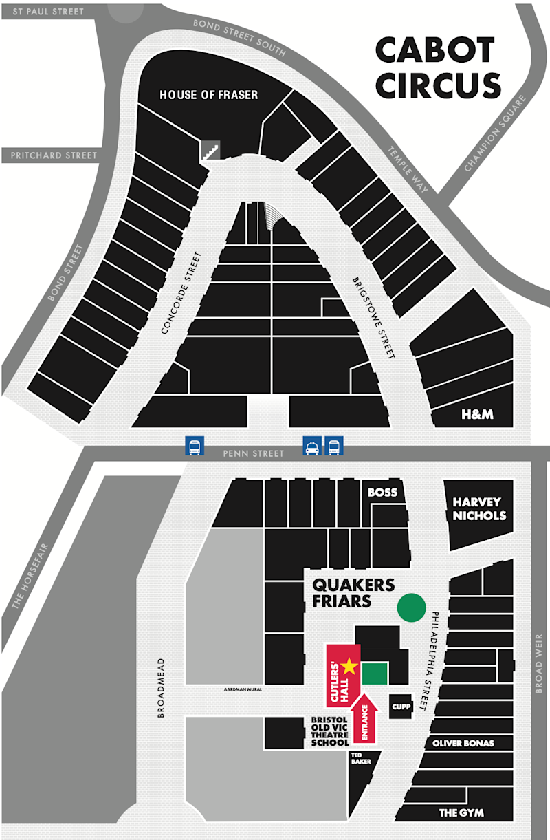 Cutlers Hall Map