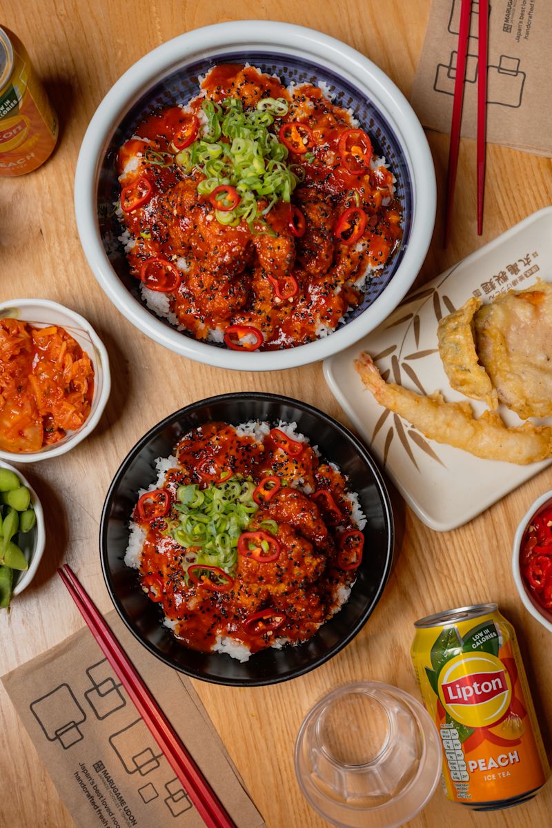 Marugame Udon - New Tokyo Hot Honey Chicken - June 2025 - On-Page Image 1