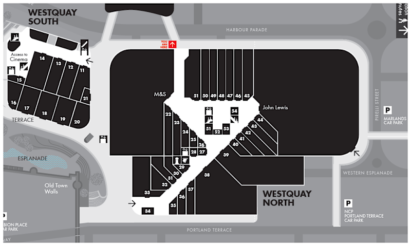 Centre Map - Westquay