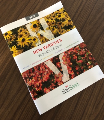 Cover of 2023 Ball Seed New Varieties Brochure