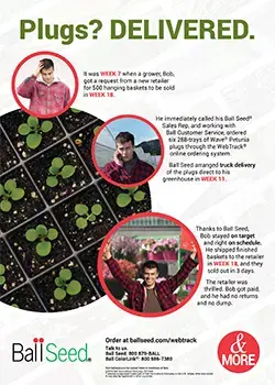 Print Ad - Ball Seed Plug Supply