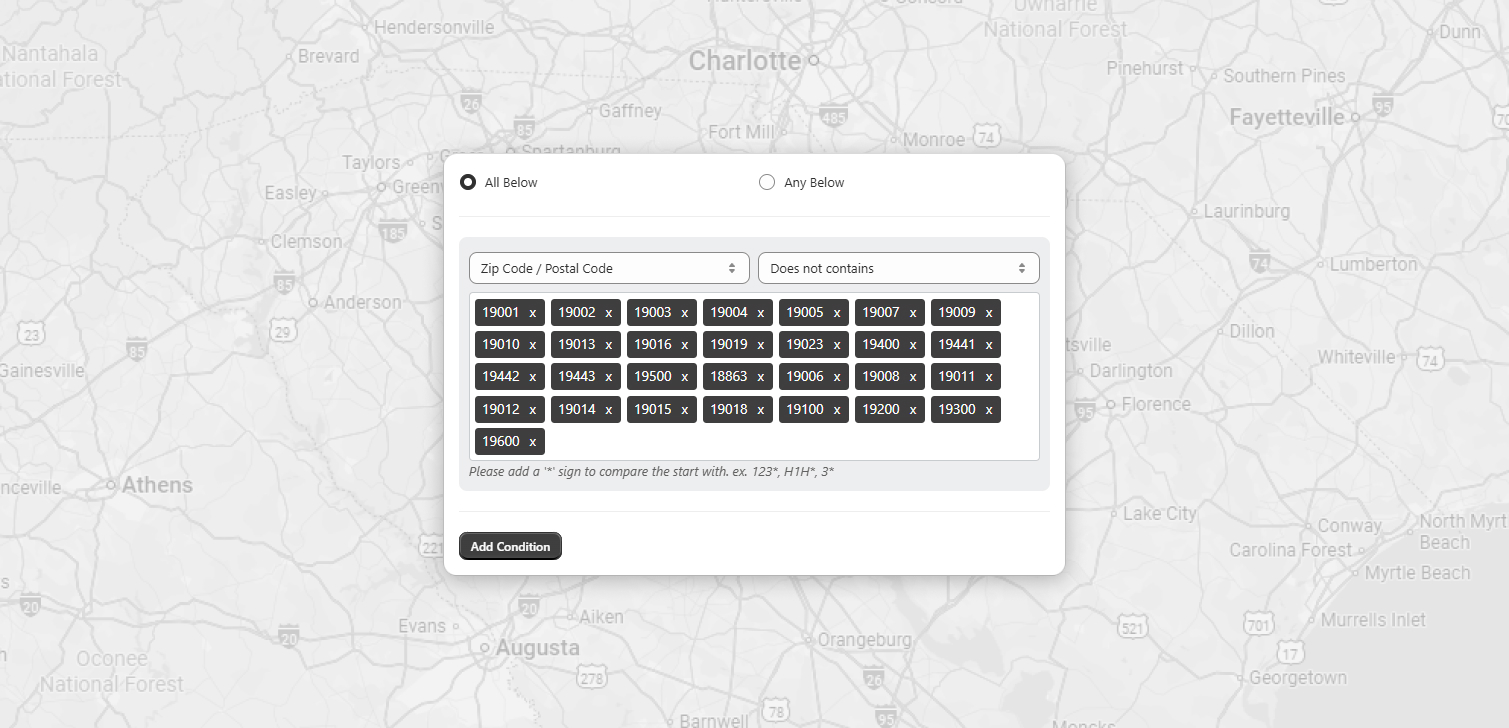 How to set Shopify shipping rates by ZIP code