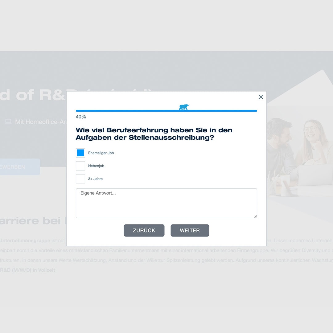 Baerlocher Bewerbungsprozess