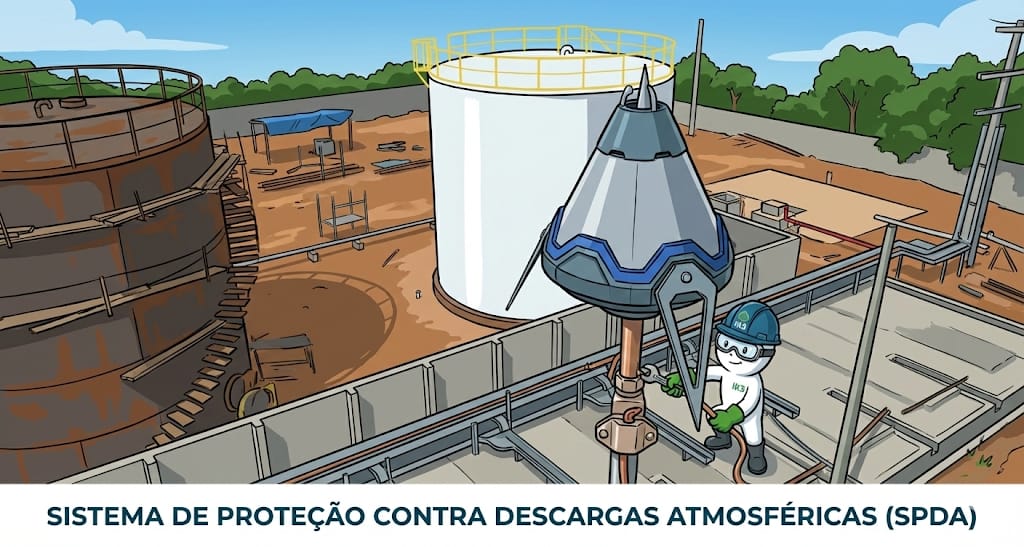 SPDA Industrial: Segurança Contra Descargas Atmosféricas