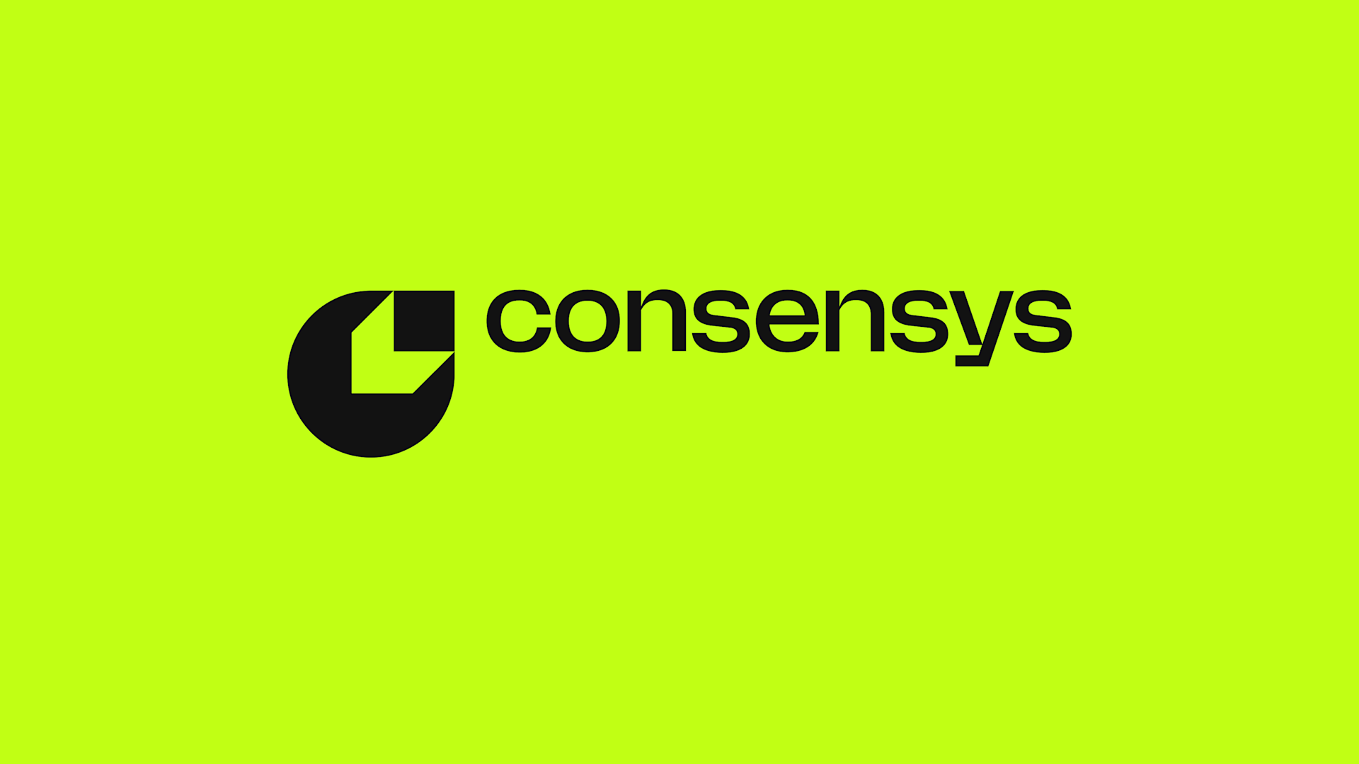 Consensys logo header chartreuse