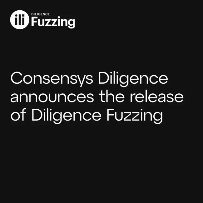 Consensys Diligence Announces Release of Diligence Fuzzing Image