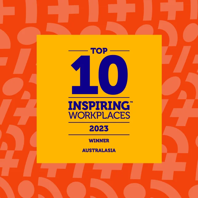 Top 10 Inspiring Workplaces 2023 - Australasia