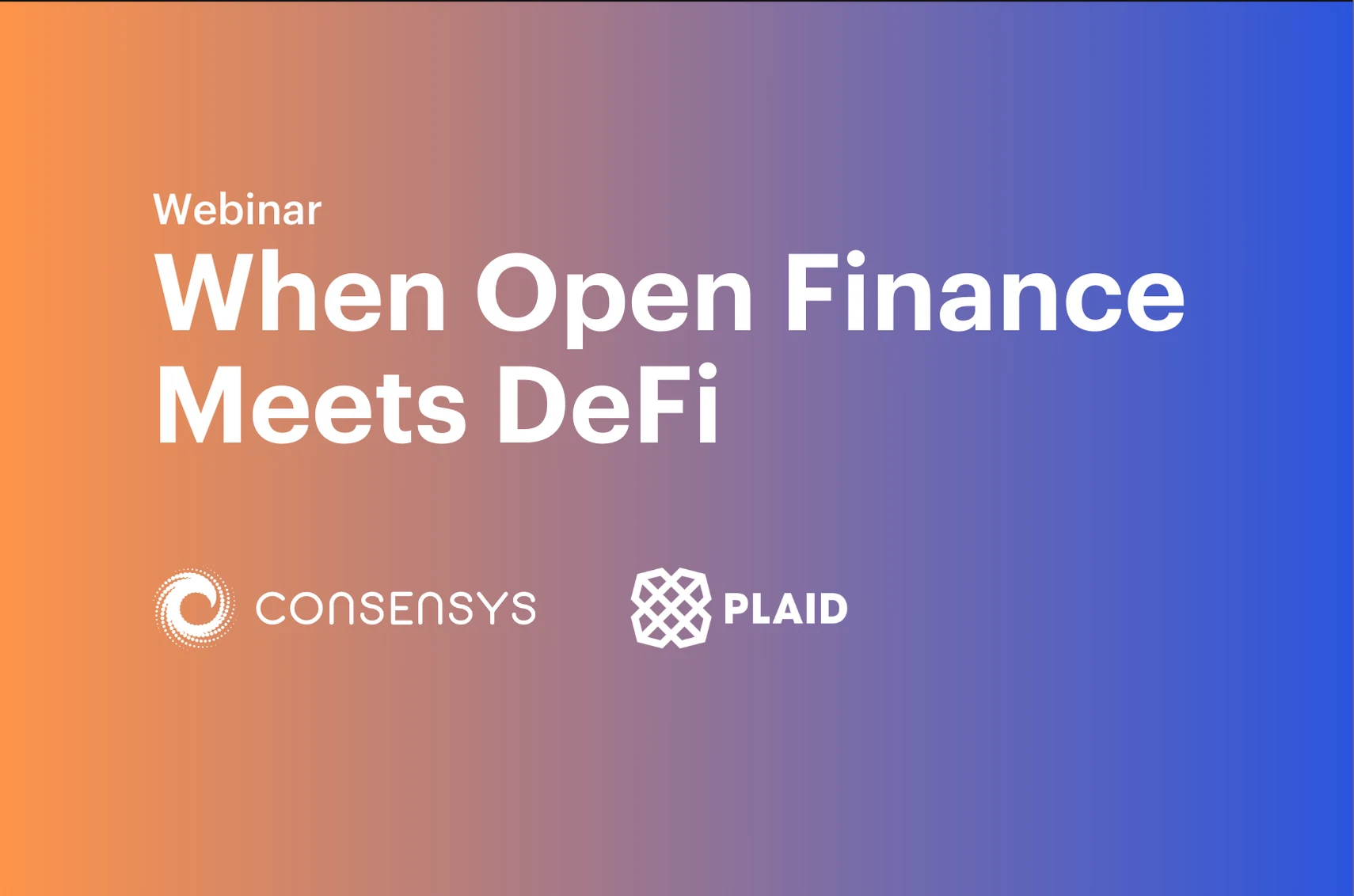 When Open Finance Meets DeFi