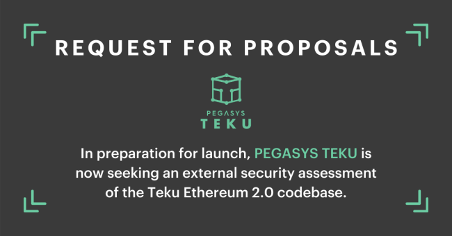 Teku Ethereum 2.0 Client: Request for Proposals