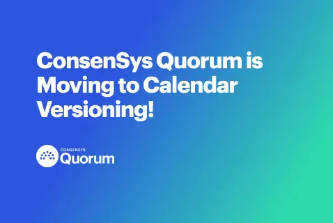 Image: ConsenSys Quorum is Moving to Calendar Versioning!