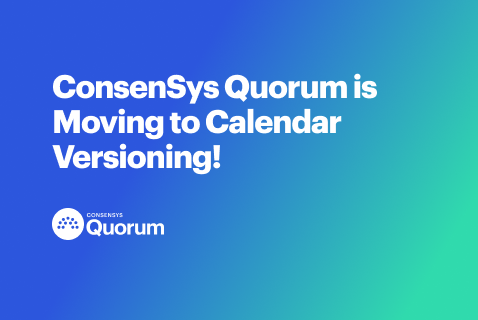 Consensys Quorum is Moving to Calendar Versioning!