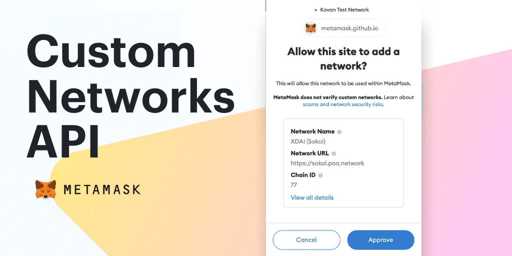 Image: Connect Users To Layer 2 Networks With The MetaMask Custom Networks API