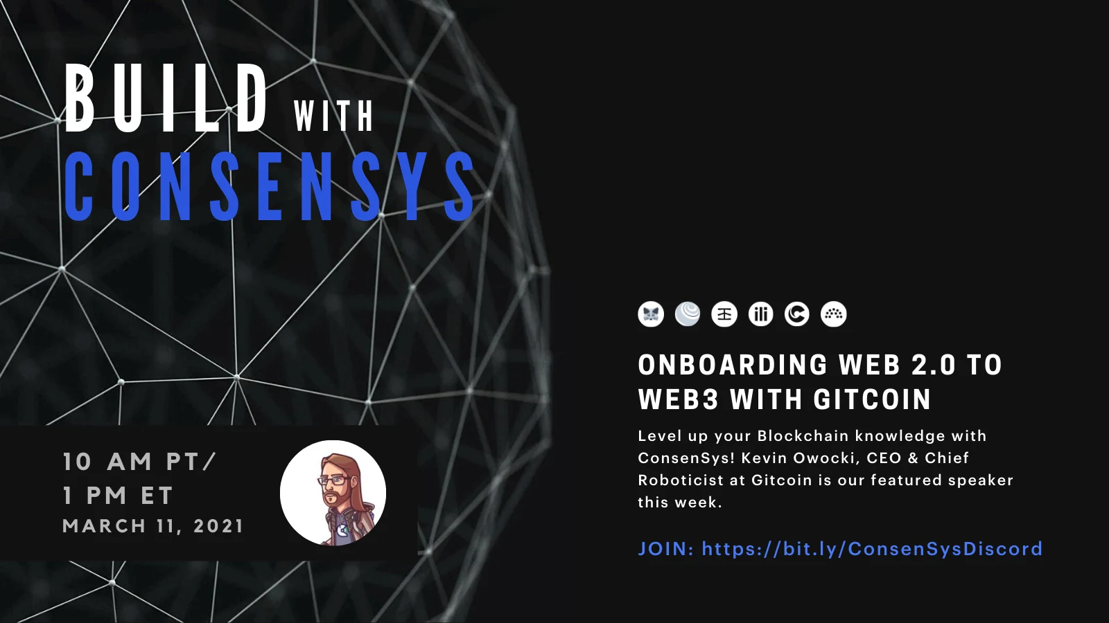 Image: #BuildWithConsenSys On Discord: Onboarding Web 2.0 to Web3 With Gitcoin