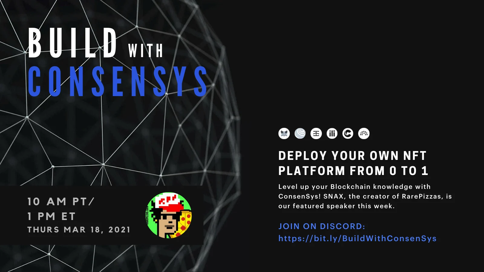 Image: #BuildWithConsenSys on Discord: Deploy Your Own NFT Platform from 0 to 1