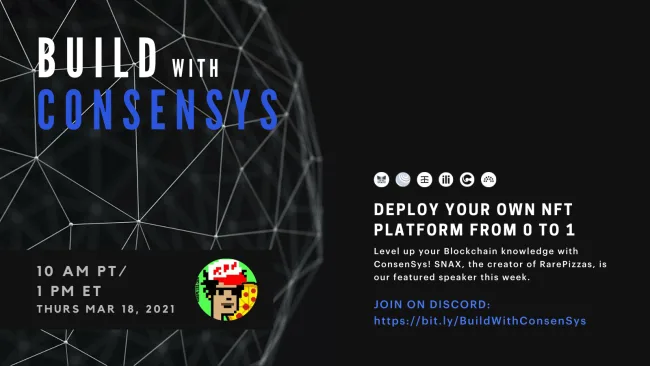 #BuildWithConsensys on Discord: Deploy Your Own NFT Platform from 0 to 1