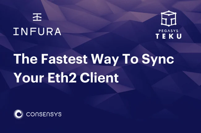 Teku and Infura Team Up To Make The Fastest Ethereum 2.0 Client Sync