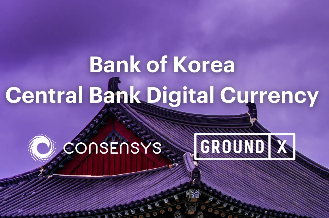 Image: GroundX Partners with ConsenSys, Wins Bank of Korea Central Bank Digital Currency Project