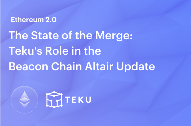 Teku’s Role in The Beacon Chain Altair Upgrade to Support The Merge to Proof of Stake