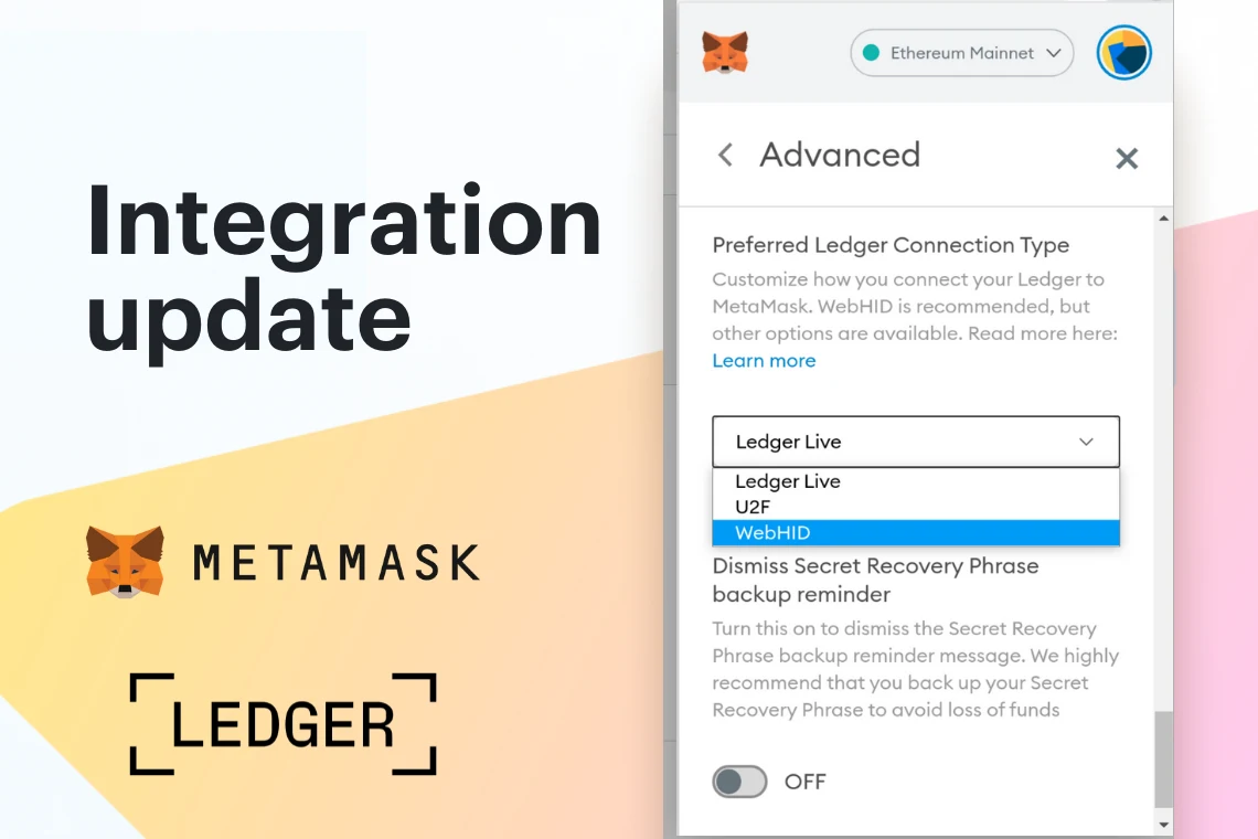 Image: MetaMask and Ledger Integration Fixed!