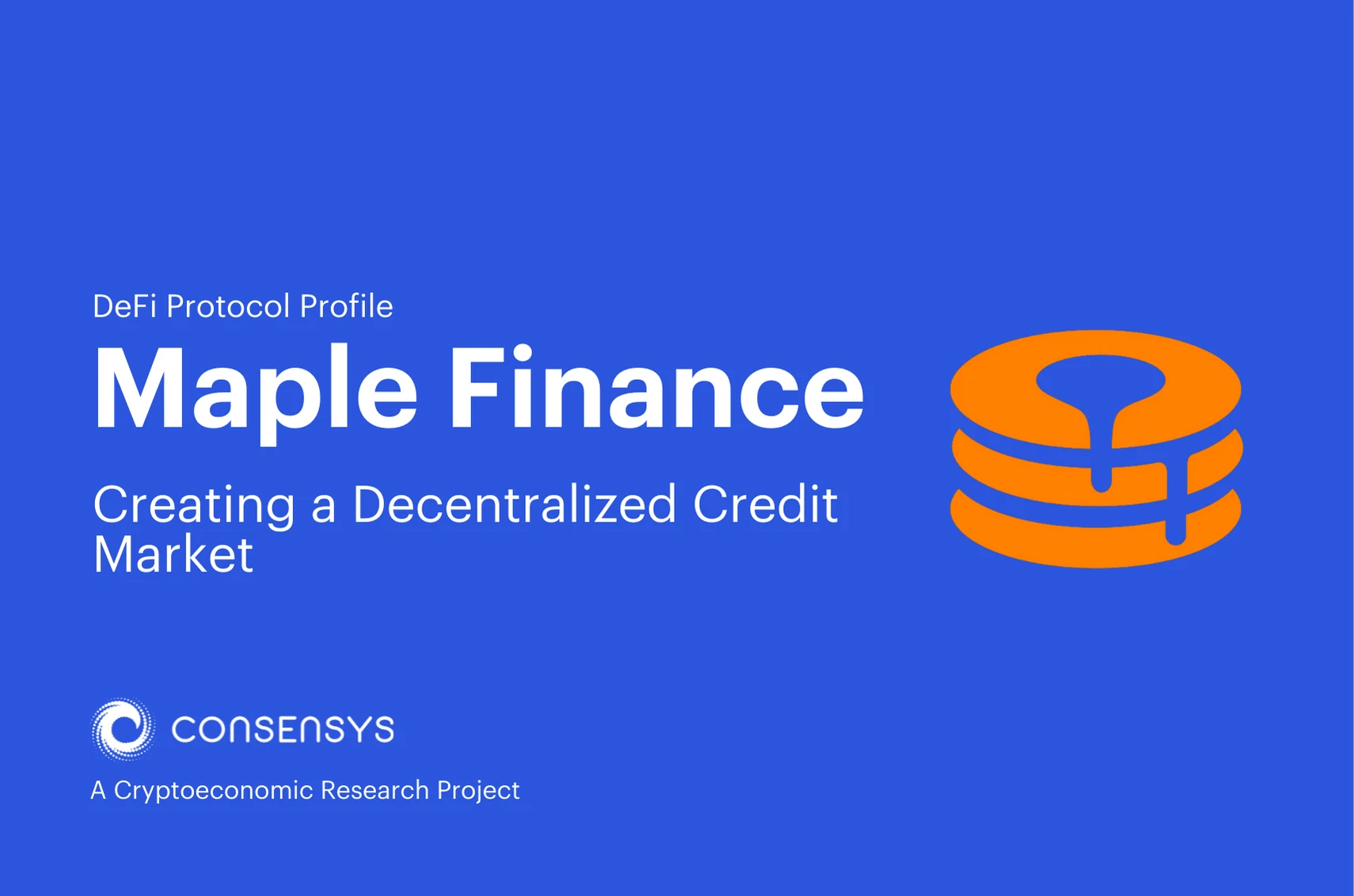Image: Maple Finance: Creating a Decentralized Credit Market