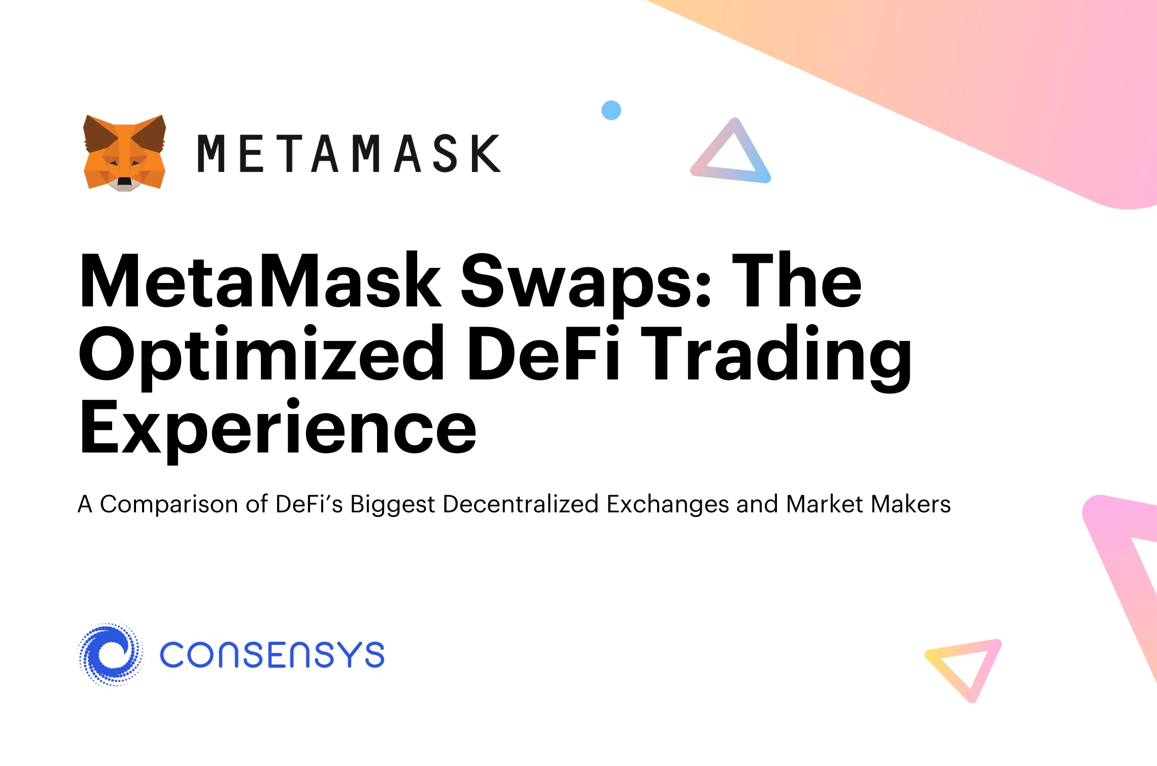 Image: MetaMask Swaps: The Optimized DeFi Trading Experience