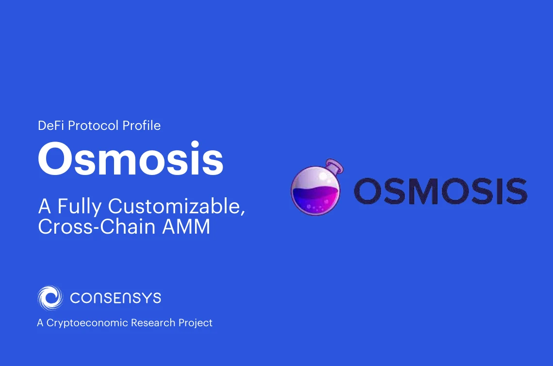 Image: Osmosis: A Fully Customizable, Cross-Chain AMM Built on Cosmos