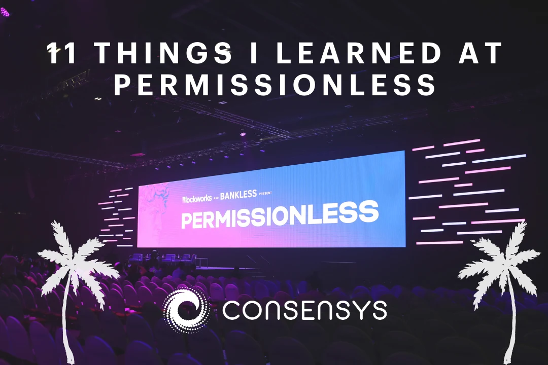 Image: 11 Things I Learned At Permissionless
