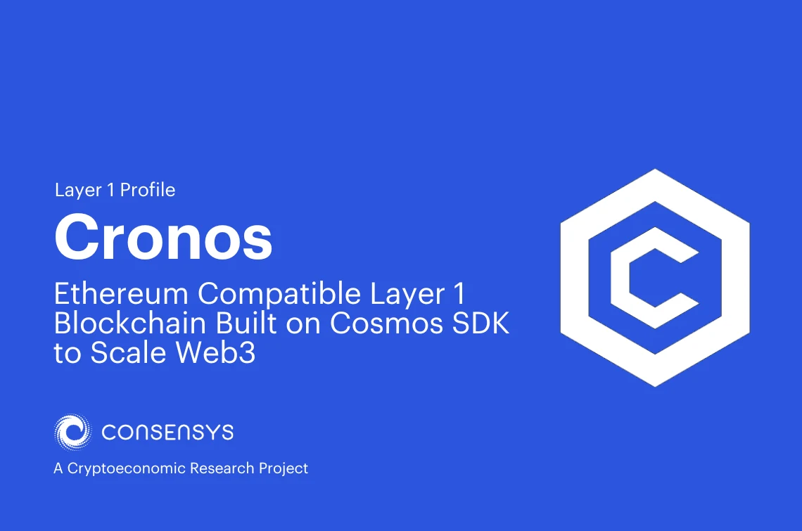 Image: Cronos: Ethereum Compatible Layer 1 Blockchain Built on Cosmos SDK to Scale Web3